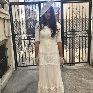 Rachel Zoe Annie ivory lace dress (size S)